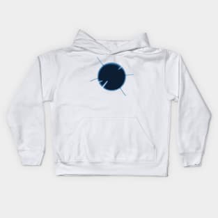 Exploding Blue Ion Kids Hoodie